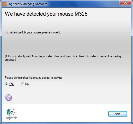 Click Finish to exit the Logitech Unifying Software. Your mouse should ...