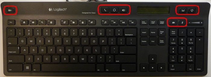 Call control keys on the K725-C keyboard are not working - Logitech ...