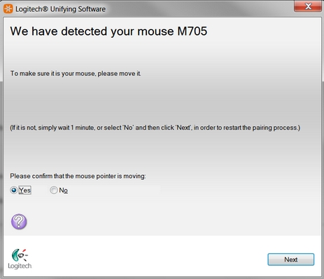 Click Finish to exit the Logitech Unifying Software. Your mouse should ...