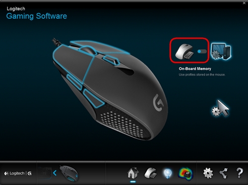 G303 LGS On-Board Memory Selection