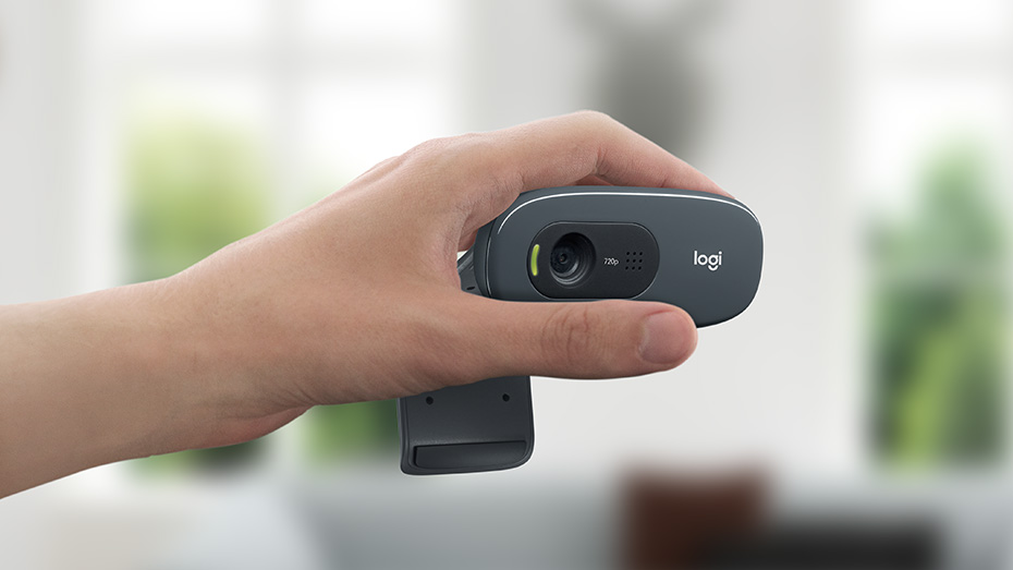 Logitech C270 Hd Webcam 720p Video With Built In Mic Lighting Correction