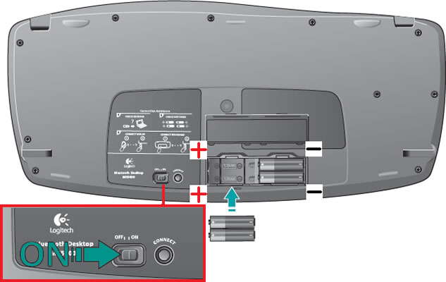 MX5000 kb changebatteries