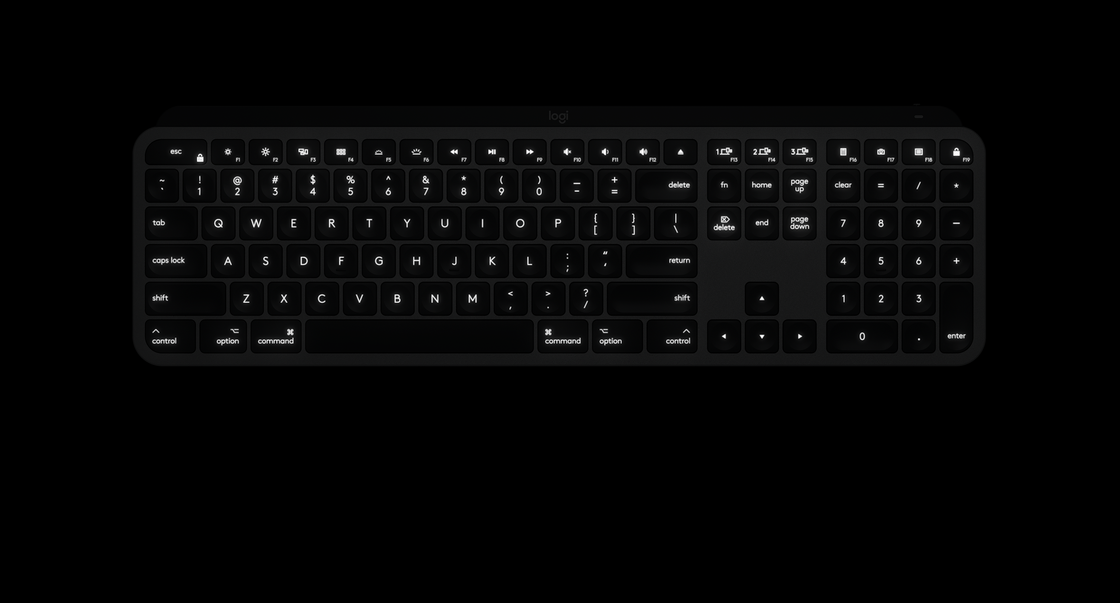 Logitech MX Keys for Mac - Wireless Illuminated Keyboard